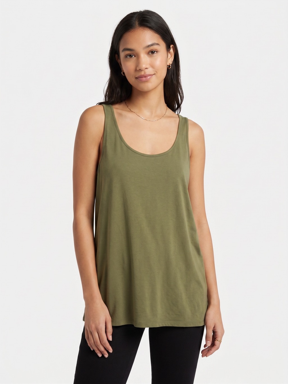 Eileen Fischer Jersey Tunic Tank Top